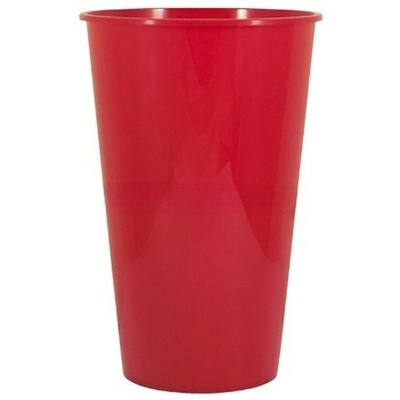 Стакан 500 мл одноразовый (d-90 мм) Перинт (32/512 шт.) Красный