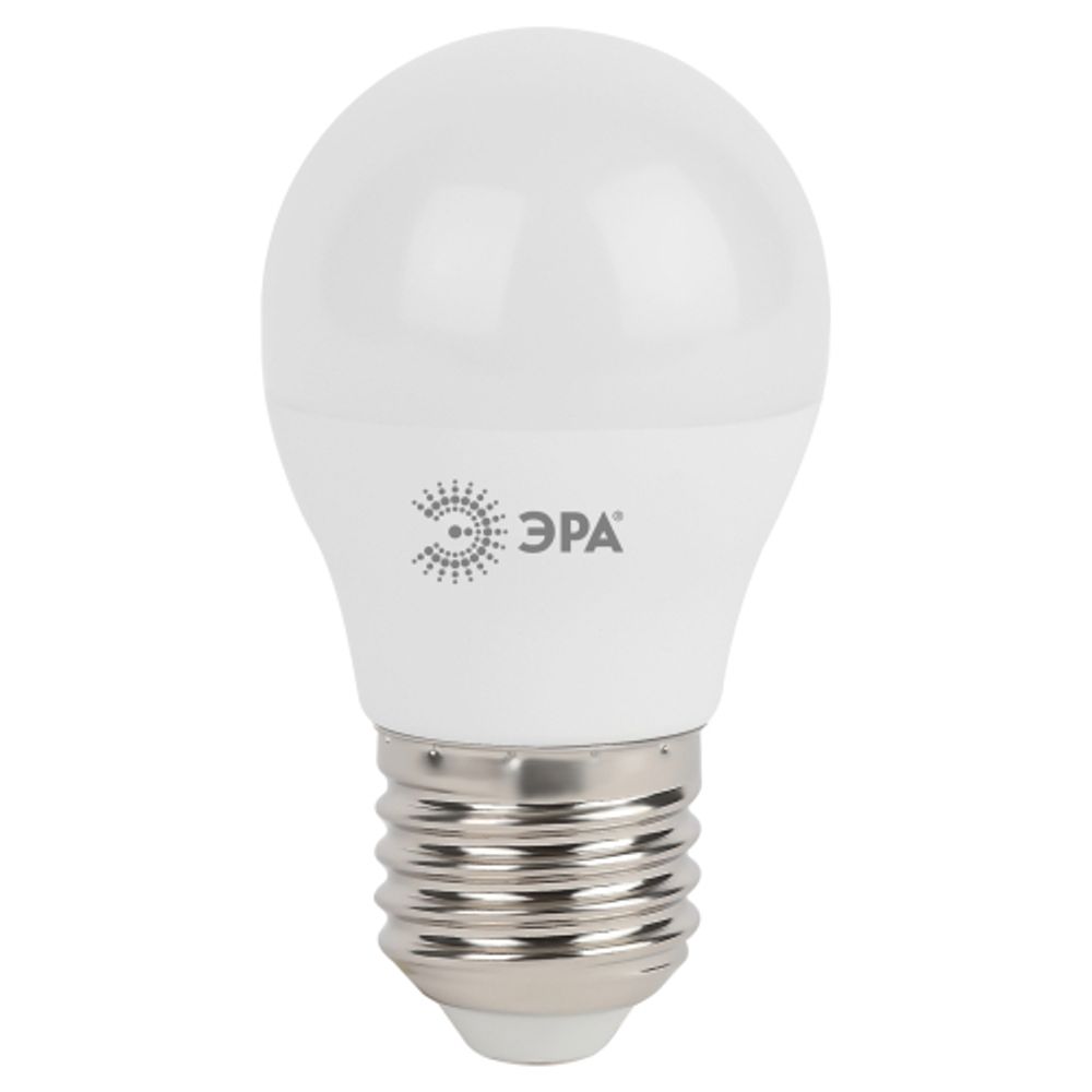 Лампа светодиодная ЭРА STD LED P45-15W-840-E27 E27 15 Вт шар нейтральный белый свет | Лампы cветодиодные Шар (G/P)