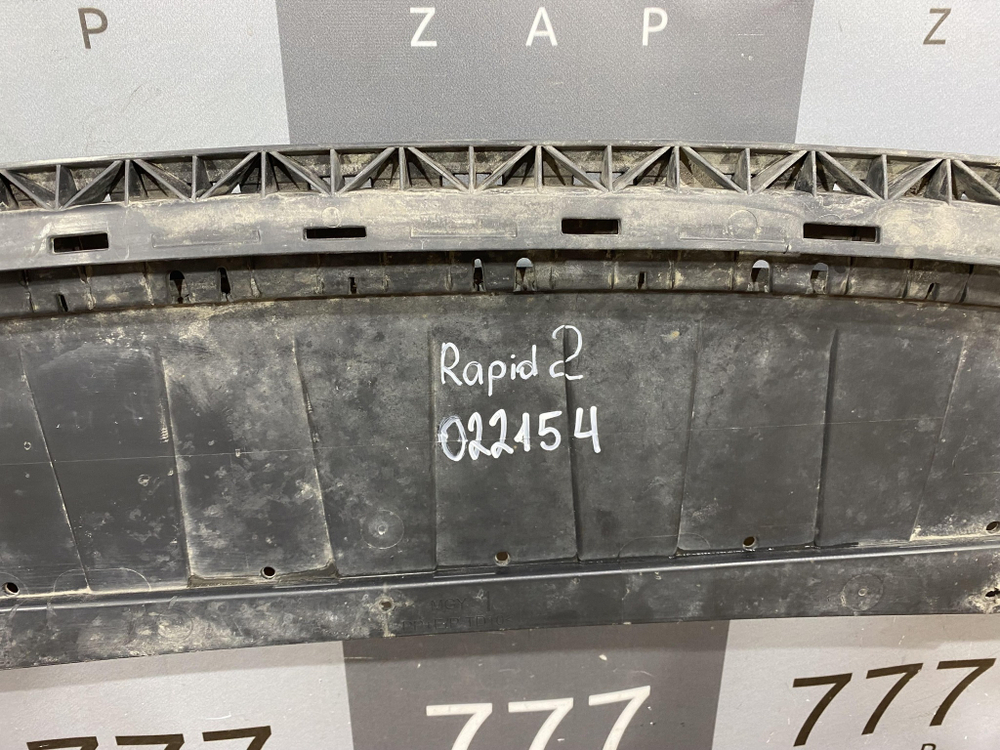 Юбка переднего бампера Skoda Rapid 2 20-22 Б/У Оригинал 60U807061