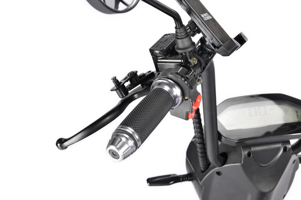 Электроскутер Citycoco White Siberia TRIKE MINI 1500W Красный