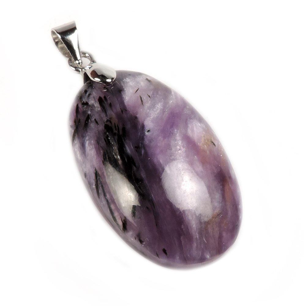 Кулон "Овал" чароит