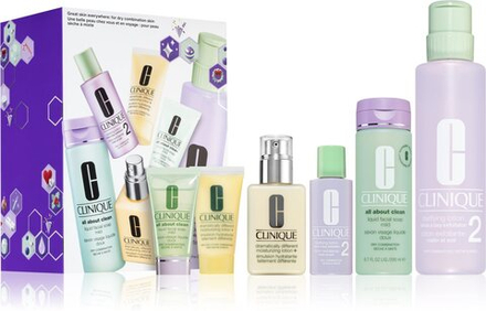 Clinique Great Skin Everywhere: For Dry Combination Skin - подарочный набор /  6 szt.     / GTIN 192333140710