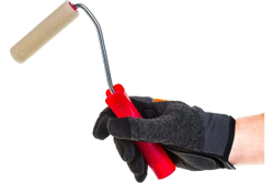 Мини-валик Зубр "ЭКСПЕРТ" "ВЕЛЮР", 100% шерсть, ворс 4мм, ручка 6мм, d=15/100мм 03536-10