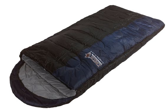 Спальный мешок INDI Camper Plus L-zip от -12 °C (одеяло с подголовником 195+35X90 см)