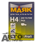 Автолампа H4  24V 75/70W P43t Маяк Standard 54430