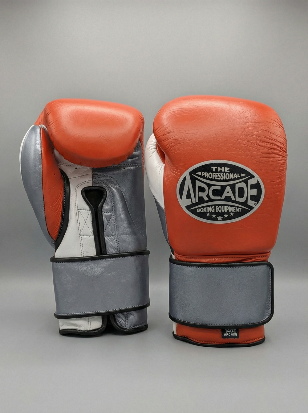 Боксерские перчатки Arcade orange-gray-white (8 унций)