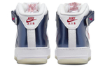 Кроссовки Nike Air Force 1 Qs "Iuniversity Red And Midnight Navy"
