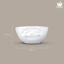Чаша tassen laughing, 350 мл, белая