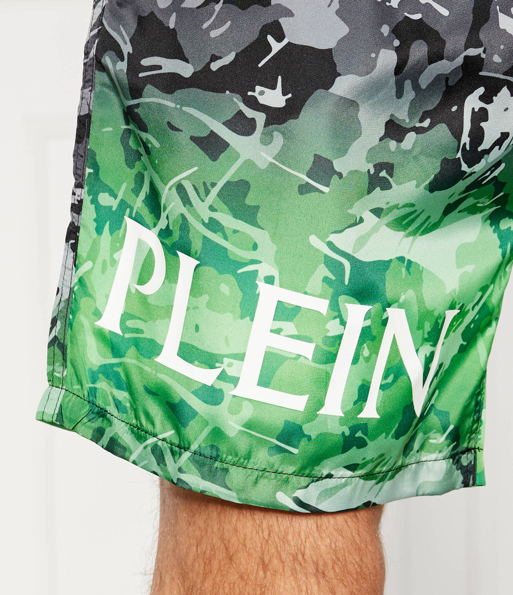 Шорты для плавания Plein Sport - зеленый(PS24MBL05)