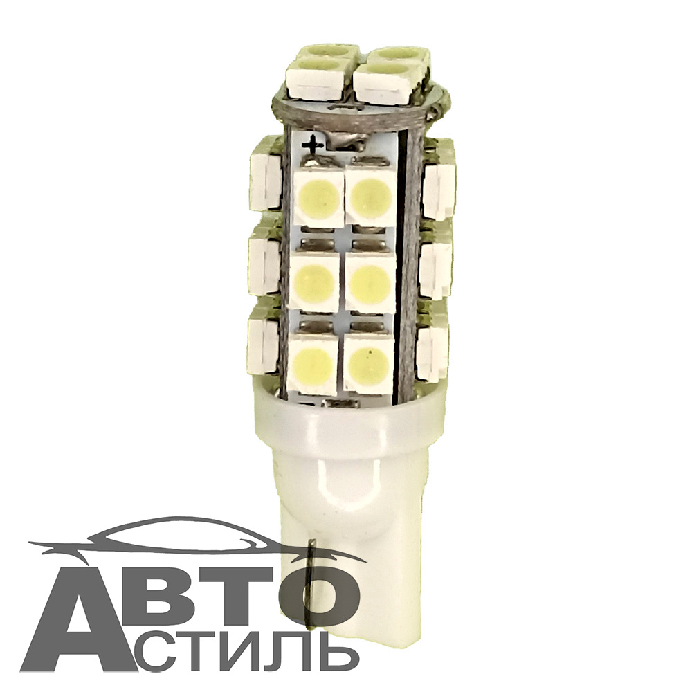 Светодиод 12V T10 28SMD 1210 WHITE (без цок) 4028