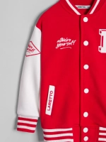 Красный бомбер для школы и сада