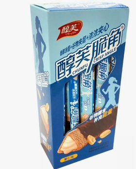 Фитнес батончик ChunFu Crisp Angle, с арахисовой начинкой 22гр.