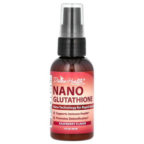 Divine Health, NANO глутатион, малина, 60 мл (2 жидк. унции)