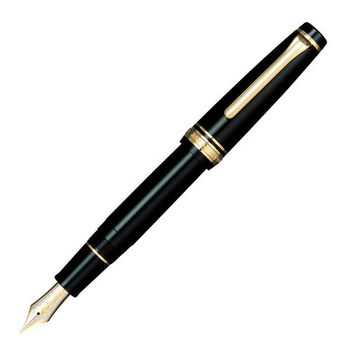 Ручка перьевая Sailor Pro Gear Black GT с пером 21K Bicolor F (11-2036-220)