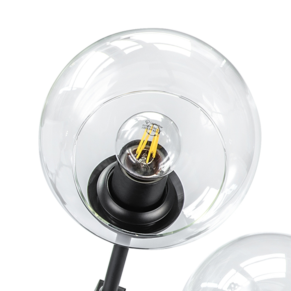 785087 Люстра BETA 8x40W E27 ЧЕРНЫЙ