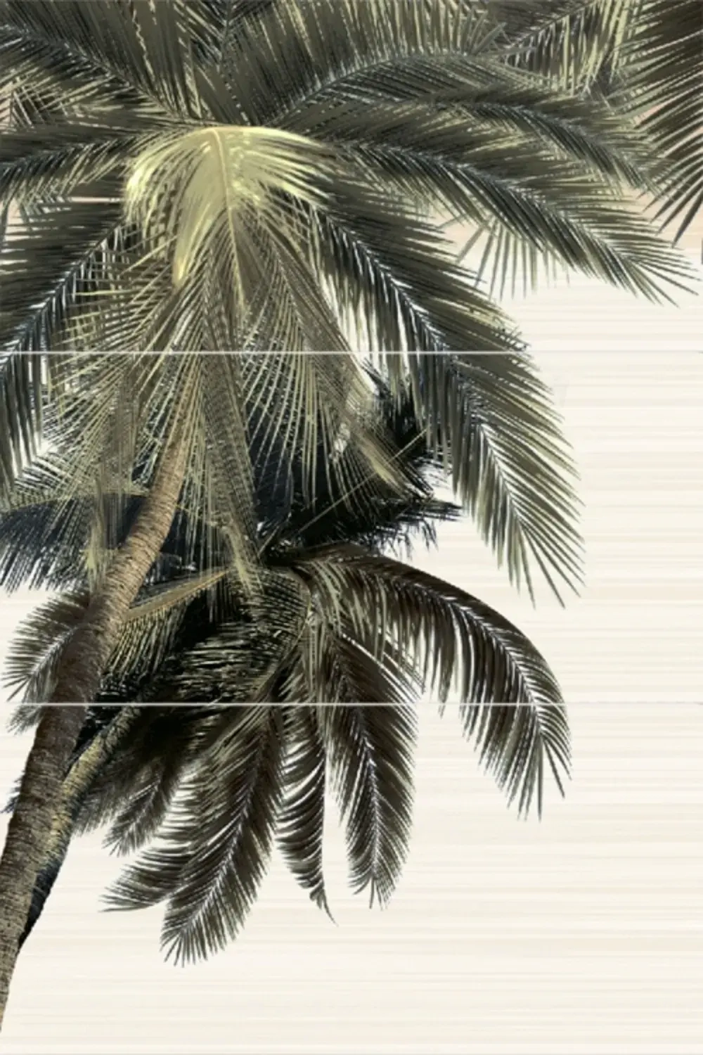 Панно Alma Ceramica pwu09dlm3 del mare 74.7x50 зеленое / бежевое глазурованное глянцевое морские мотивы