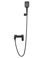 Смеситель для ванны с душем WONZON & WOGHAND CUBE 2.0, Черный матовый (WW-88037068-MB)