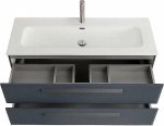 Тумба с раковиной Cezares ECO-CER-N 120 ECO-CER-N-1200-2C-SO-GR-P графит