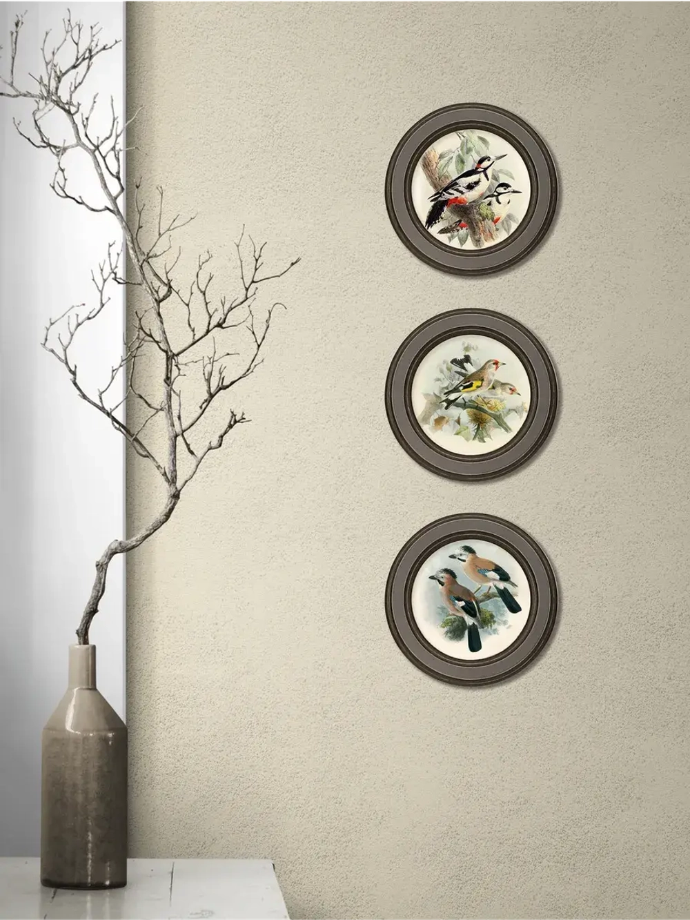 Картины на стену интерьерная на холсте 3 шт 17.5 см