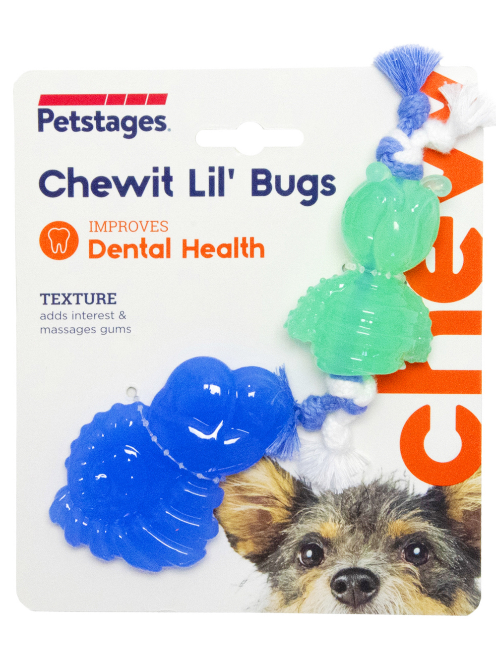 Petstages игрушка для собак Mini "ОРКА жуки" 15 см, пара