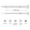 Светодиодная лента Gauss 4,8W/m 60LED/m 2835SMD синий 5M 355000505