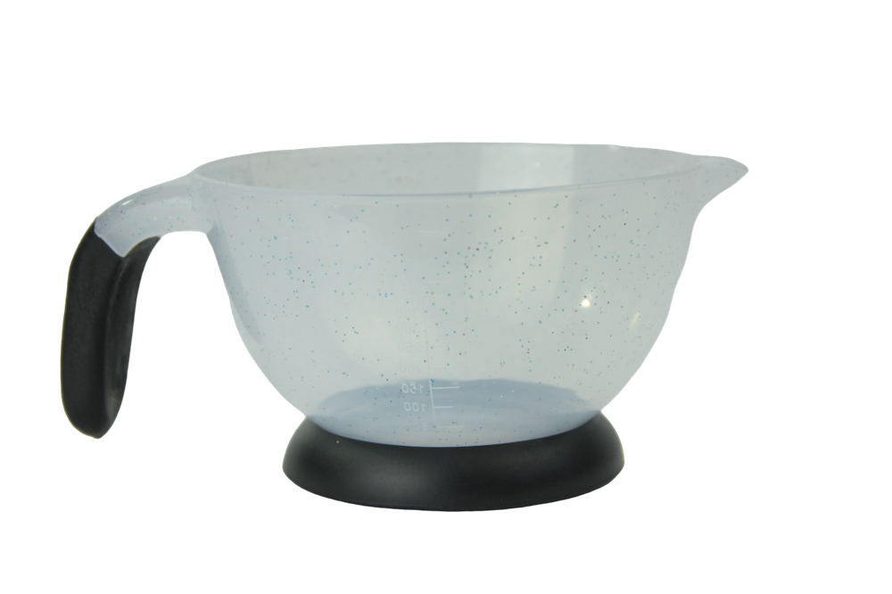 Чаша Melon Pro B-99-2 для красителя прозрачная прорезиненное дно 450мл