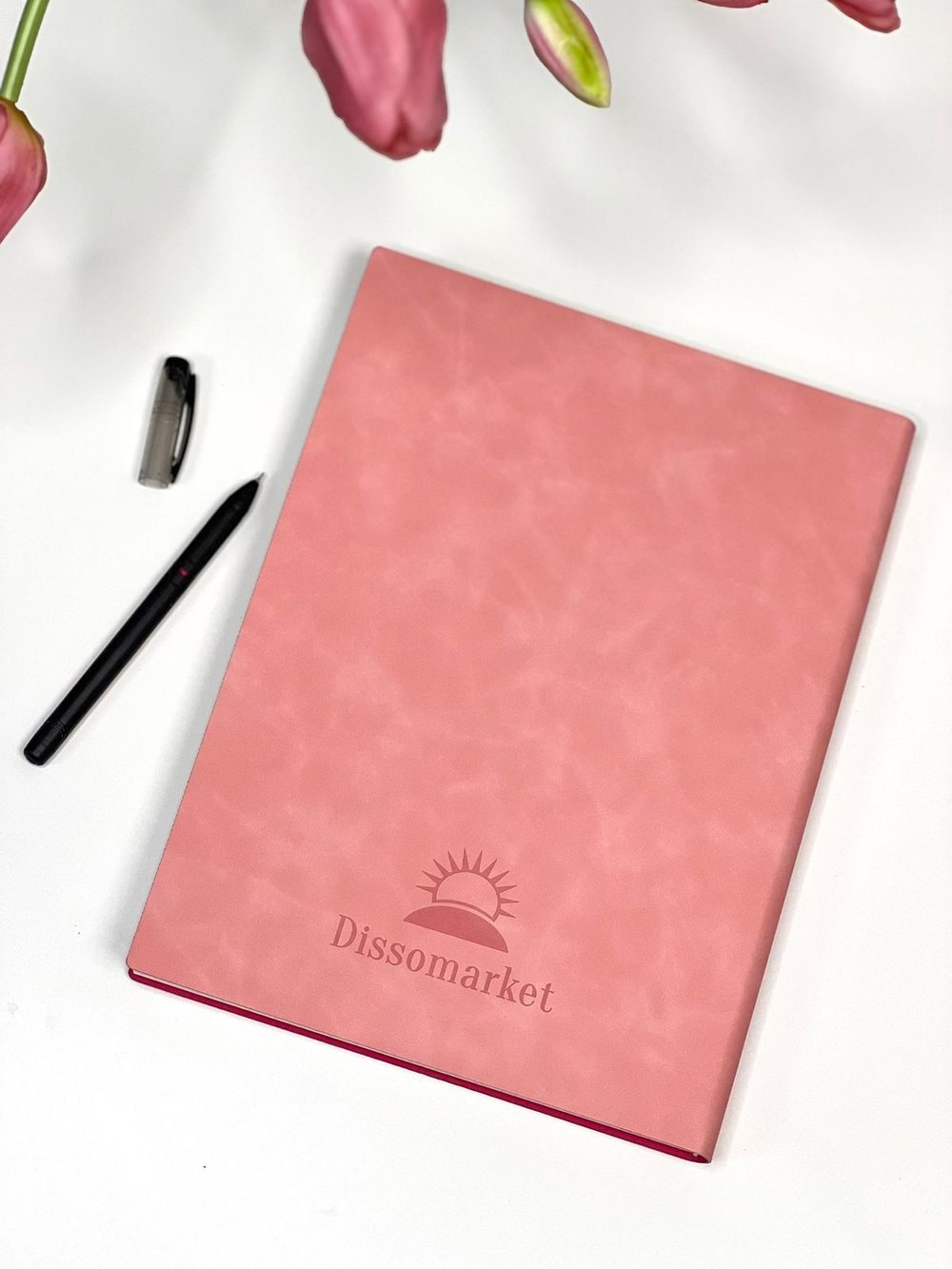 Блокнот А4 200л. (400страниц) в клетку без рамки Розовый (К44-700КБР)