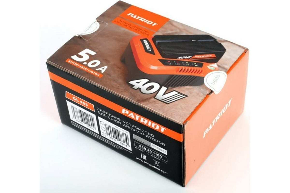 Зарядное устройство 40В, 2А PATRIOT GL 402 830201150