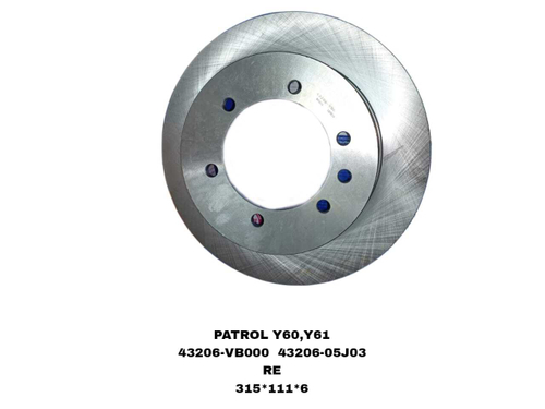 ТОРМОЗНЫЕ ДИСКИ PATROL Y60,Y61 1987-2010 RE