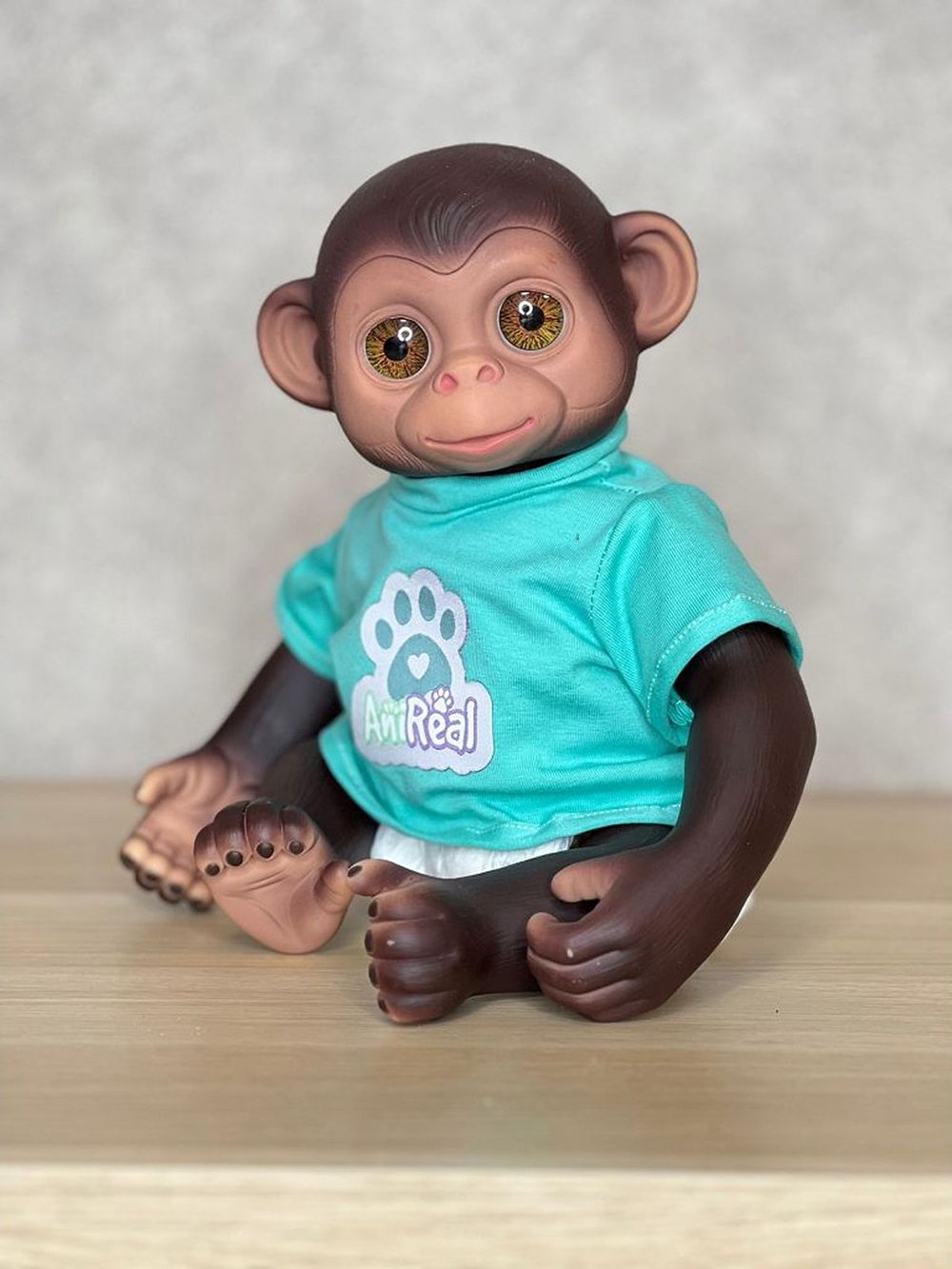 Игрушка мягконабивная 35см AniReal Обезьянка (60107)