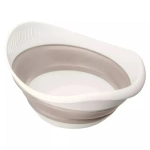 Миска - дуршлаг 2в1 складная Zoom 3,9л, Светло-бежевый