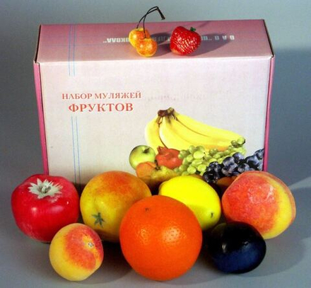 Набор муляжей фруктов