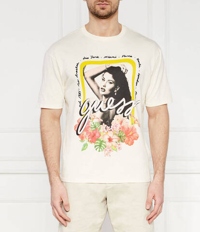 Футболка GES GIRL COLL GUESS - бежевый(M4GI12 K9RM1)