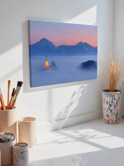 Картина на стену 40 X 50 Зимний пейзаж