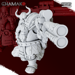 Grand Alliance Order Kharadron Overlords Dwarf Дварф с двухствольным ружьём миниатюра для dnd, днд, pathfinder, фентези, Настольная игра, НРИ, Варгейм, РПГ