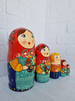 Матрешка "с курочкой" традиция 5мест