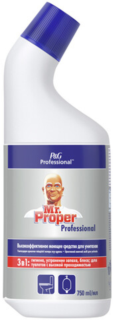 Mr.Proper жидкость для унитаза 3в1 750мл