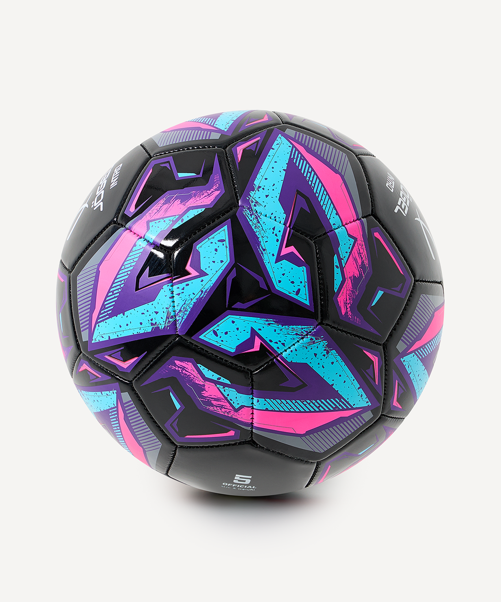 Мяч футбольный Intro №5, черный