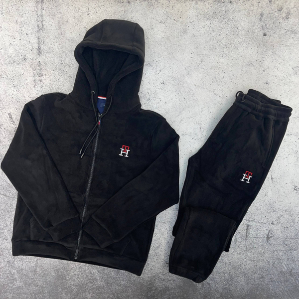 Костюм Tommy Hilfiger зип-худи/штаны Fleece black