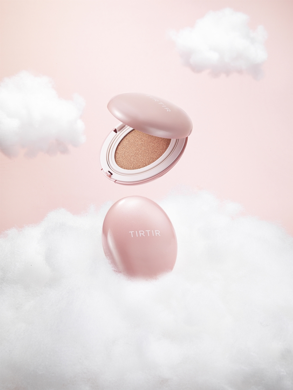 TIRTIR Mask Fit Aura Cushion Mini - Матирующий макияж в губке оттенок 21W Natural Ivory, 4 g