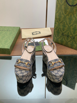 Gucci Horsebit Flatform Sandal