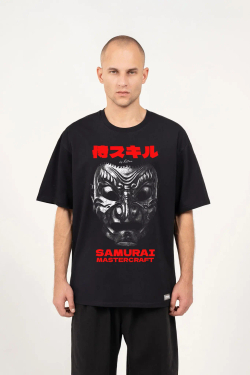 Футболка KUL'TURA "Asian mask" Черный