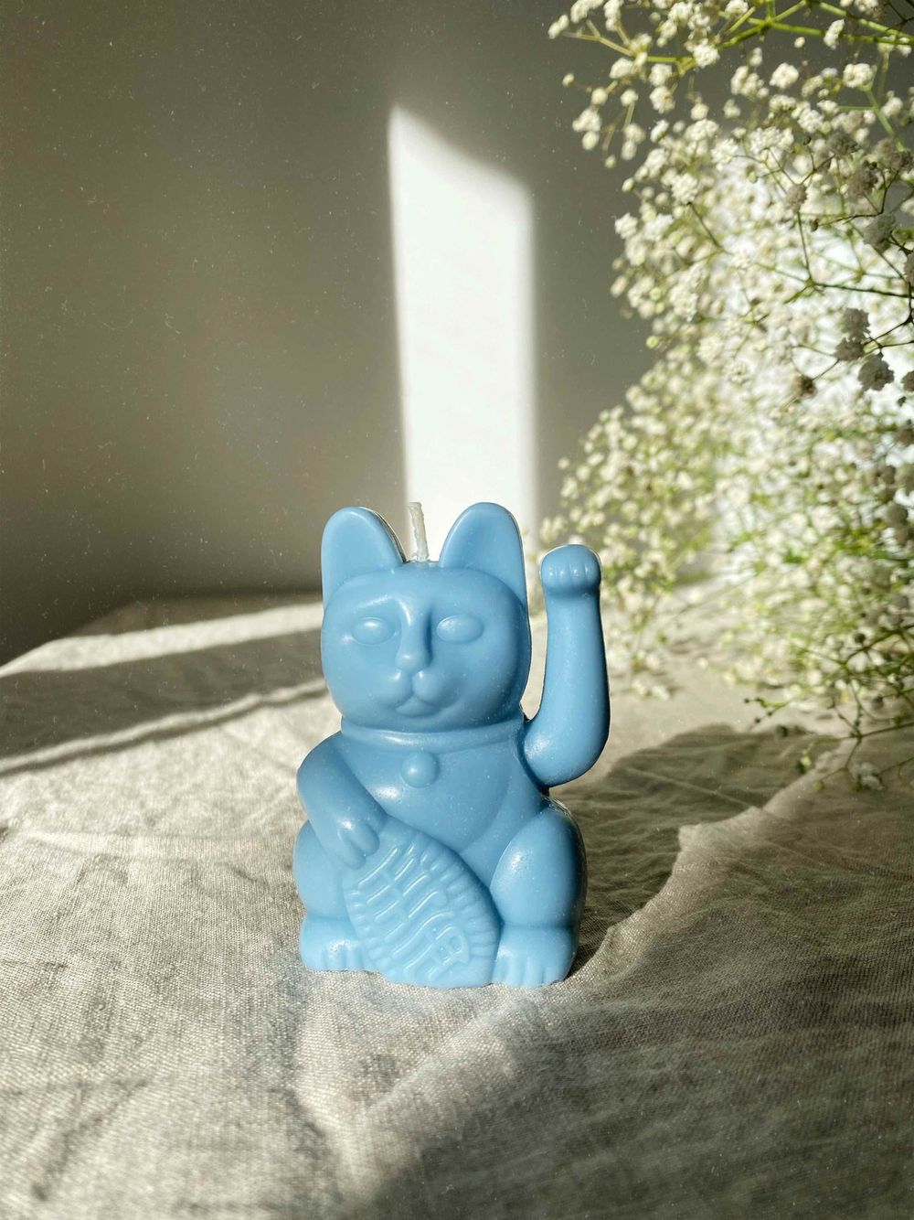 Свеча Unification Love Lucky Cat Little Сизый (Хлопок/Морская соль)