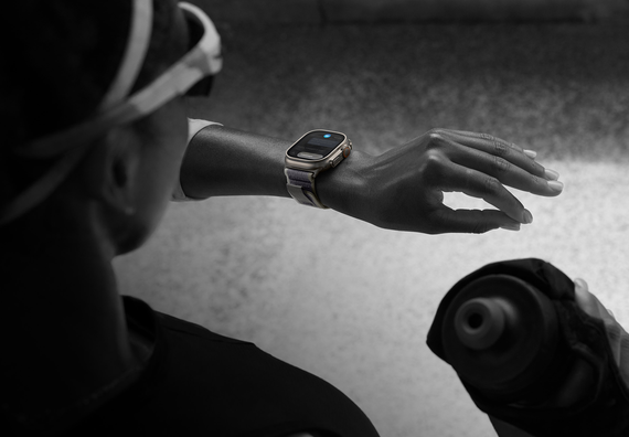 Часы Apple Watch Ultra 2 GPS + Cellular 49 мм, титановый корпус, ремешок Alpine Синего цвета,размер M