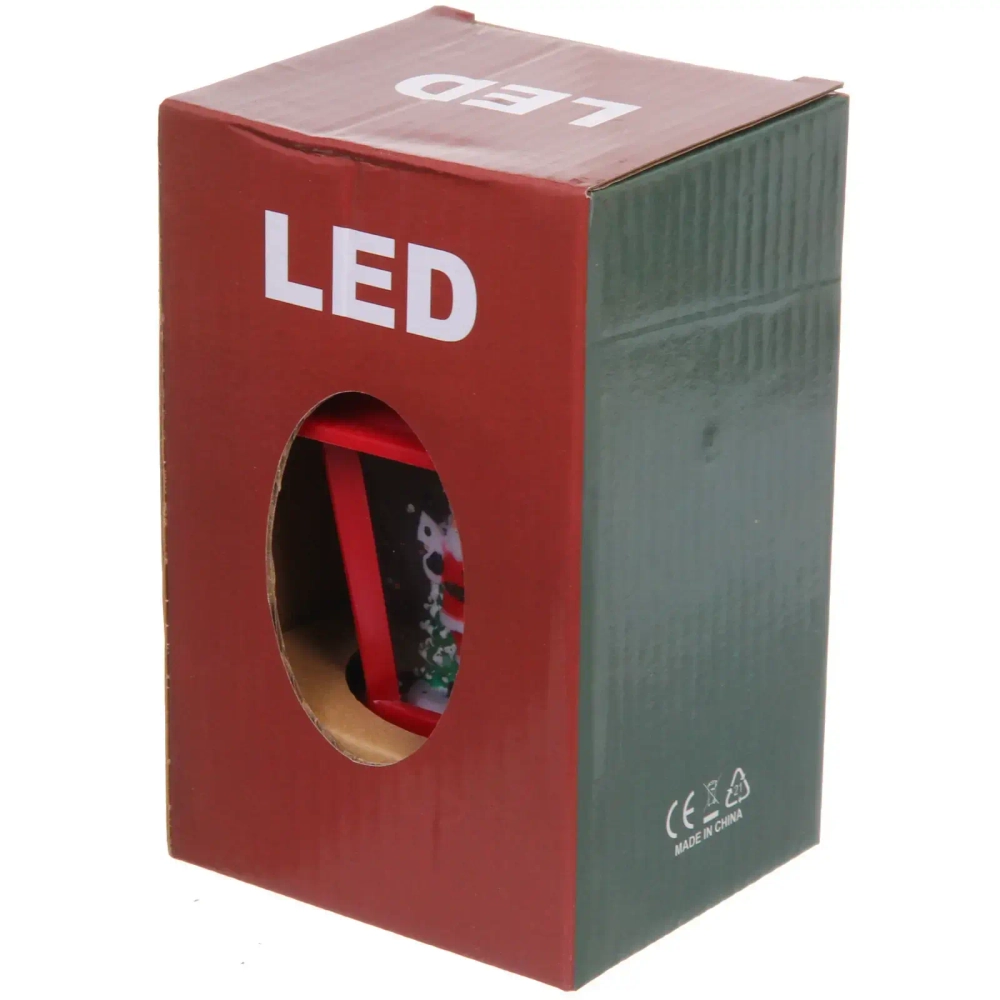 Сувенир с подсветкой «Фонарь-Дед Мороз» 8*7*14 см