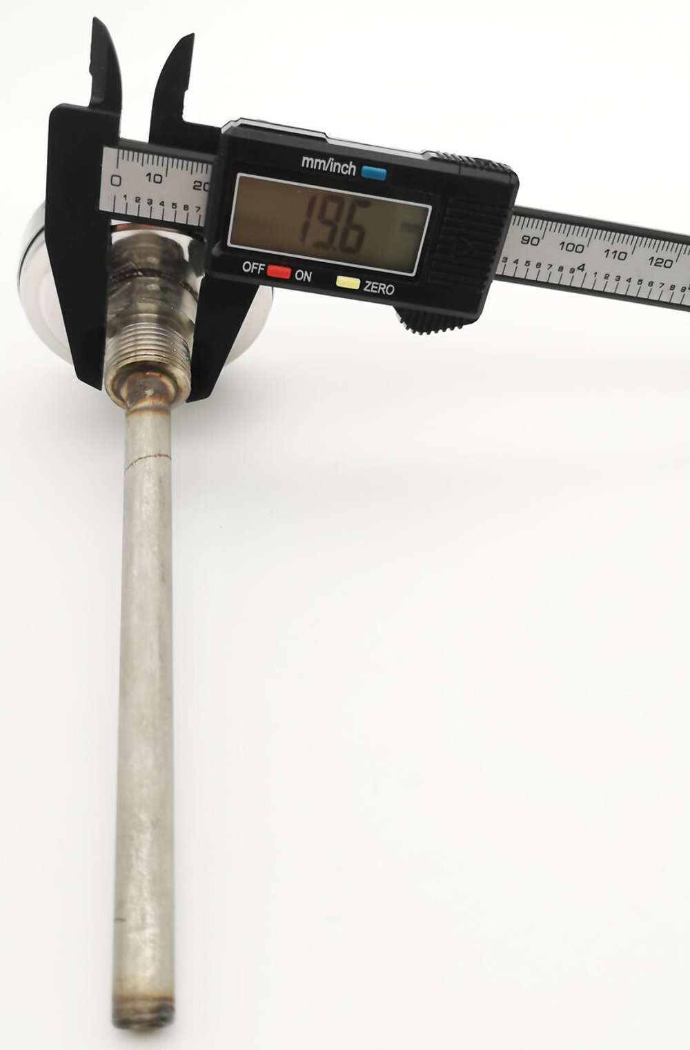 Термометр  биметаллический ТБ-1 (0+60) 100мм, G1/2,1.5, осевой, показывающий