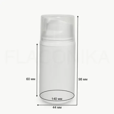 Вакуумный диспенсер 50 мл Белый Высокий