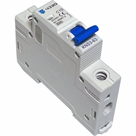 Модульный автоматический выключатель KNS3-63-AC-1P-C10