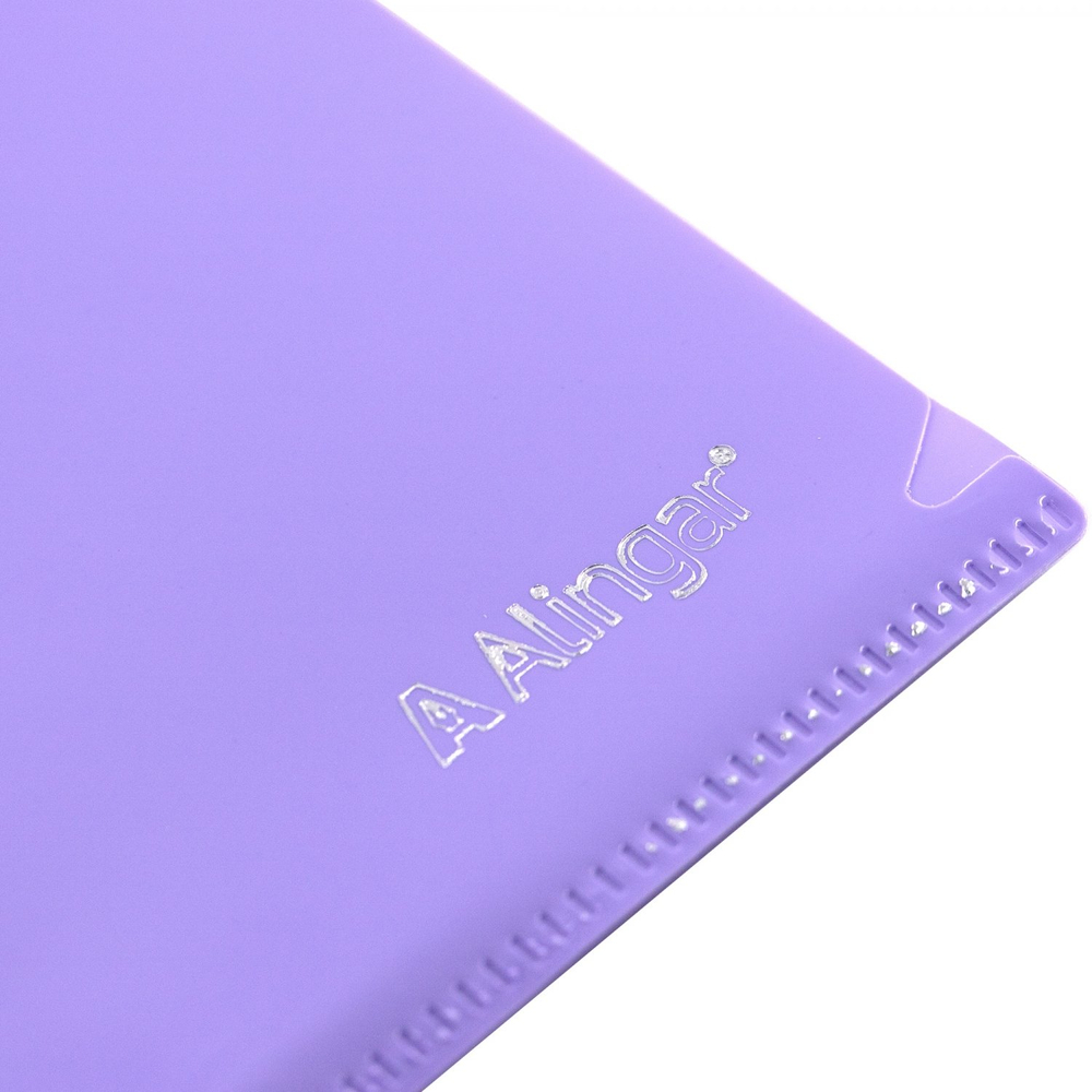 Папка-уголок Alingar, A4, 220х310 мм, 180 мкм. непрозрачная, глянец, ассорти, "Macarons"