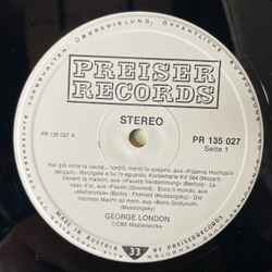 Винтажная виниловая пластинка LP George London (Австрия 1971)